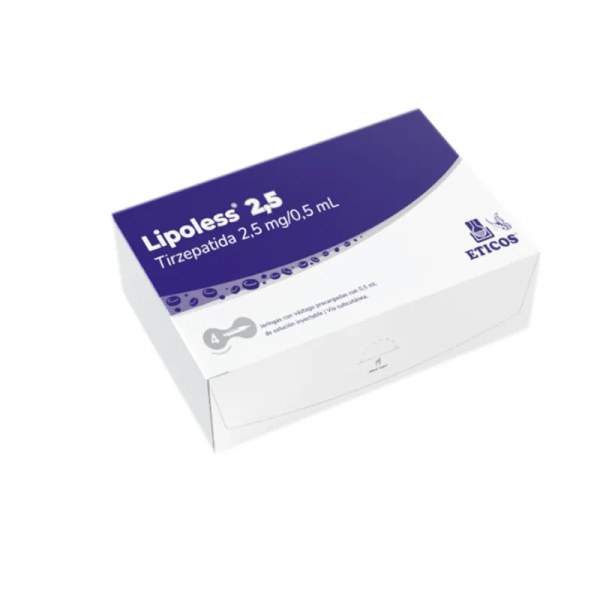 Lipoless 2.5 Mg X 4 Jeringas C/ Vastago