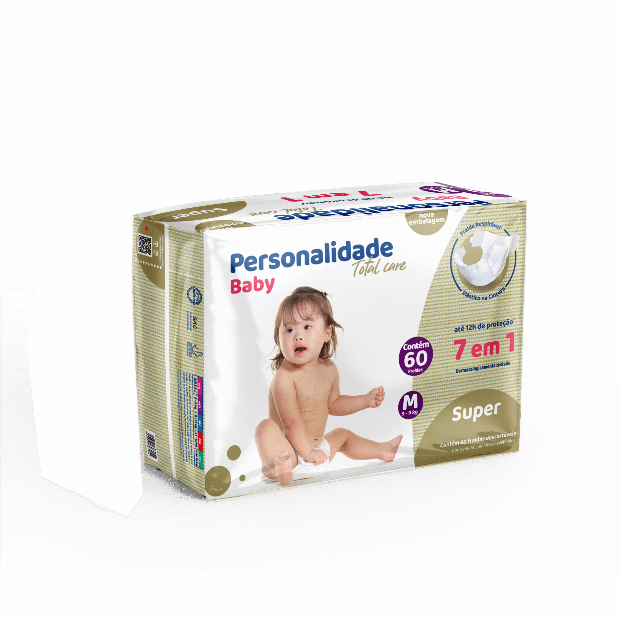 Personalidade Baby Total Care M X 60 Un