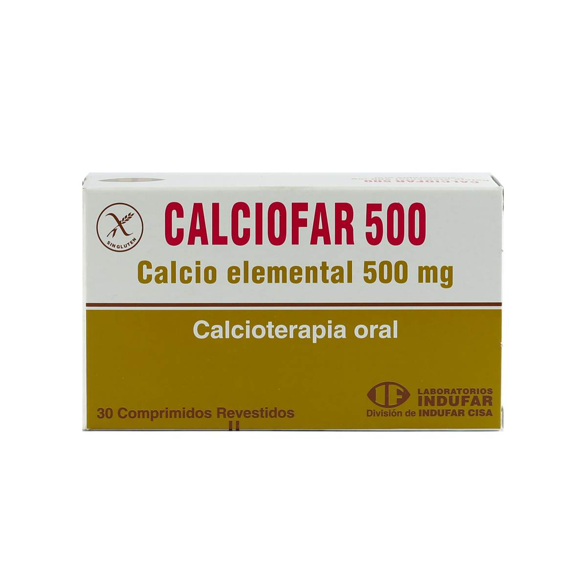 Calciofar 500 Mg Caja X 30 Comp.