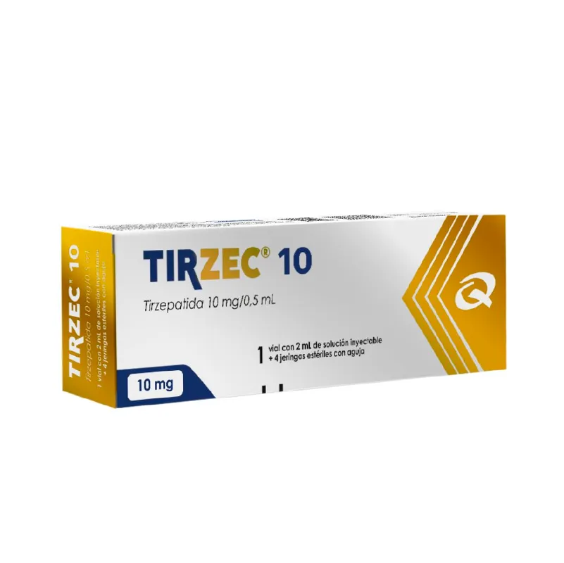 Tirzec 10 Mg Sol. Iny. X 1 Vial +4 Jer.