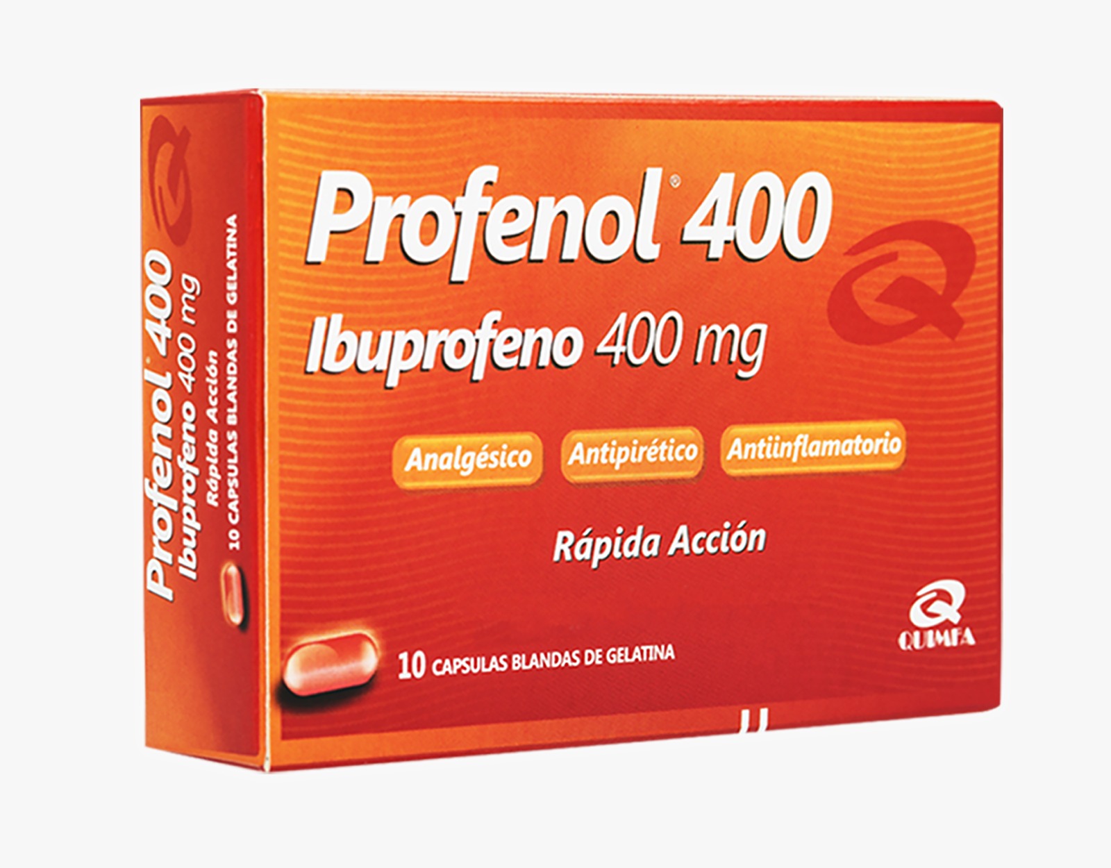 Profenol 400 Mg Caja X 10 Caps.