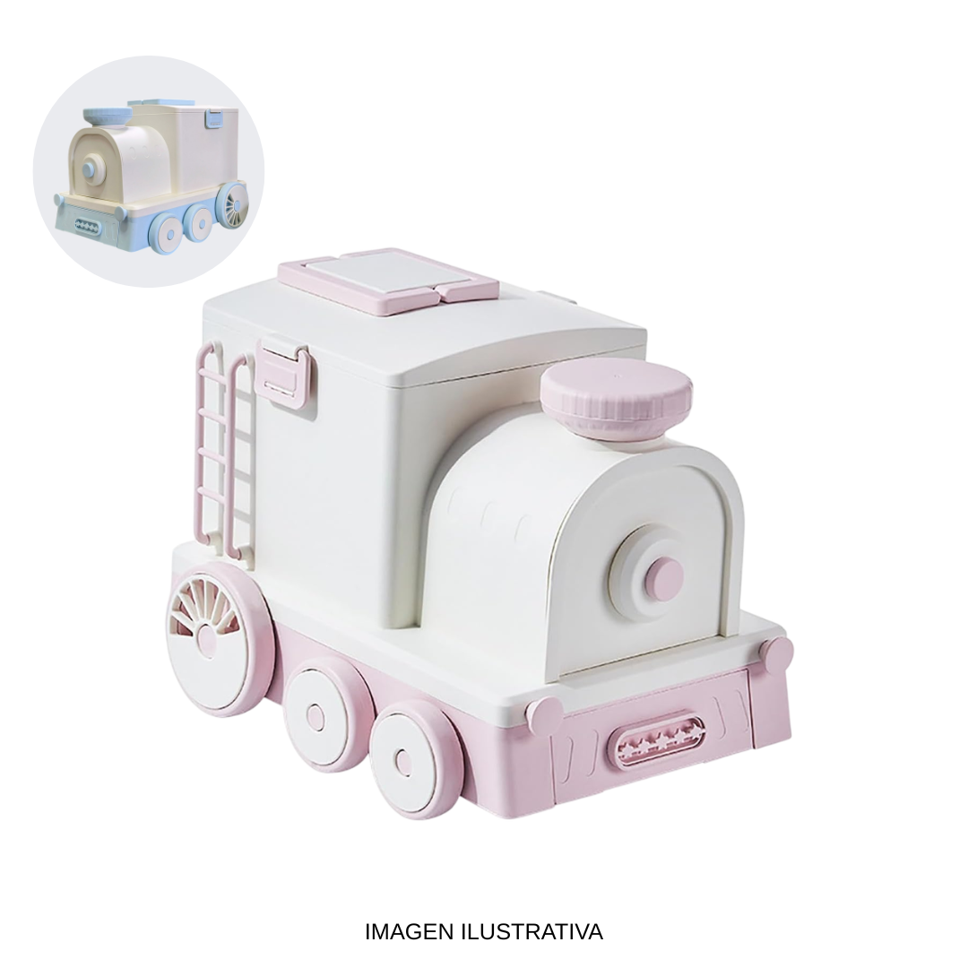 Caja Organizadora Con Diseño De Tren