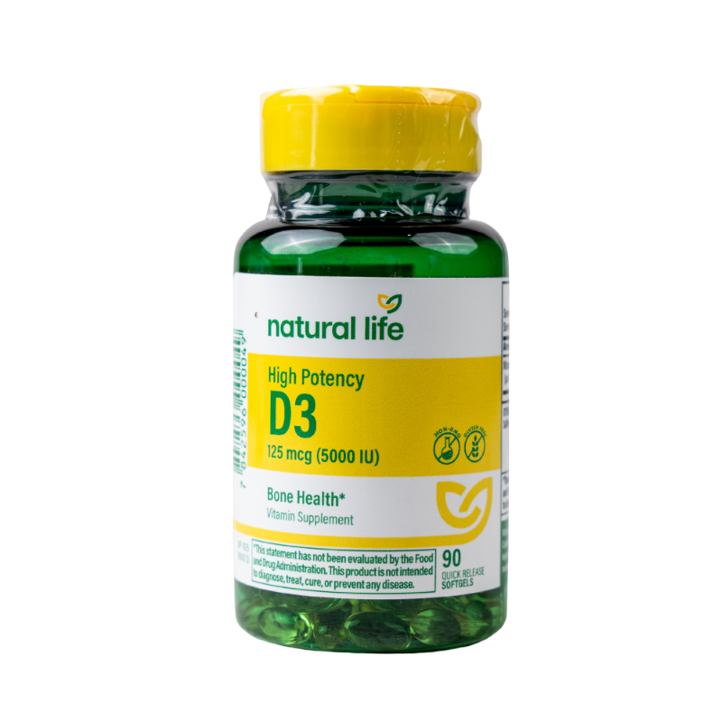 Natural Life Vitamina D3 X 90 Soft.